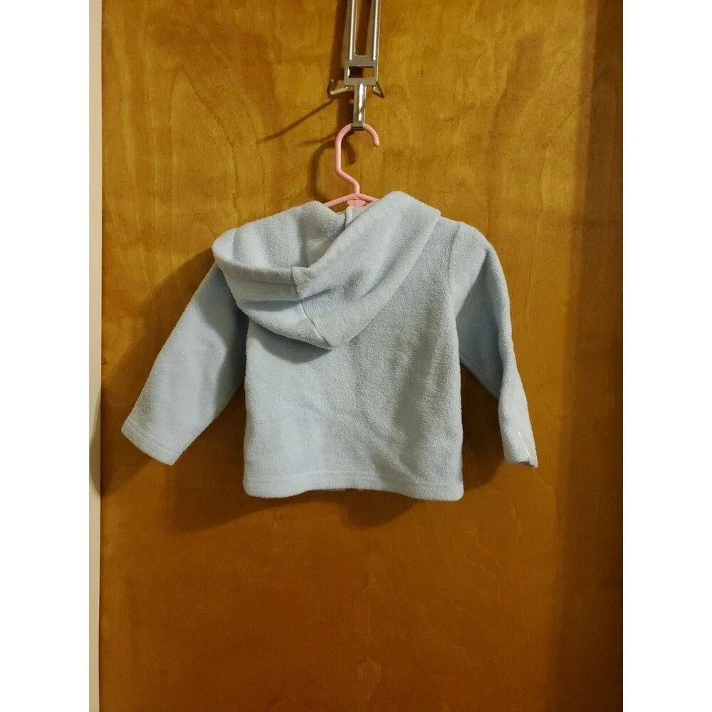 Girl's Old Navy 118-24 month light blue hooded jacket sweater